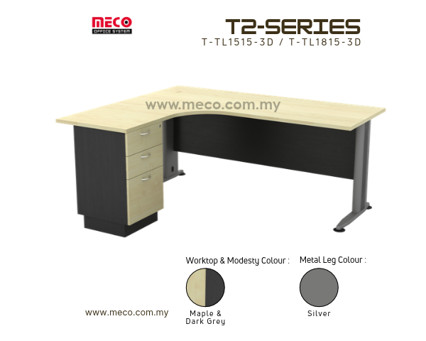 T2-Series L-Shape Table