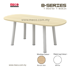 B-Series Oval Shape Conference Table | 6ft-8ft