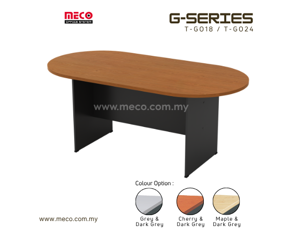 G-Series Oval Shape Conference Table | 6ft-8ft