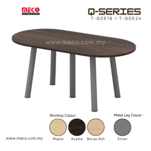 Q-Series Oval Shape Conference Table | 6ft-8ft