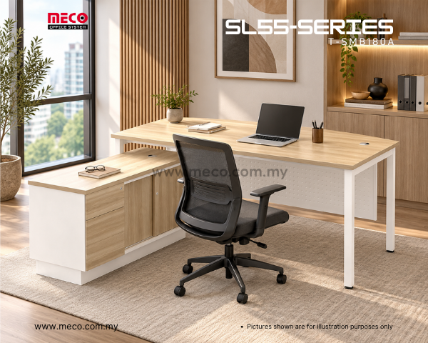 SL55-Series Executive Table | D-Shape Table - Image 2