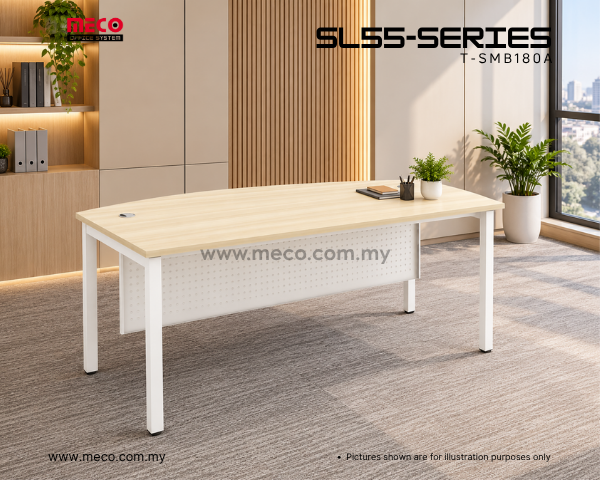 SL55-Series Executive Table | D-Shape Table - Image 3