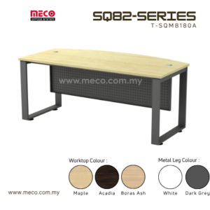 SQ82-Series Executive Table | D-Shape Table