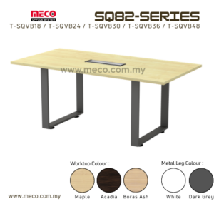 SQ82-Series Rectangular Shape Conference Table | 6ft-16ft