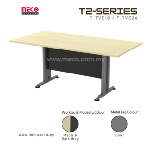 T2-Series Rectangular Shape Conference Table | 6ft-8ft